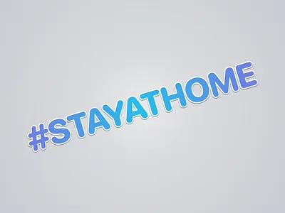 #STAYATHOME design pandemic psa stayathome stayhome sticker