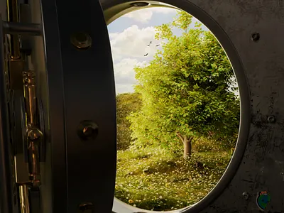 The Seed Vault architecture art concept art design environment environment art nature outdoor tree vault
