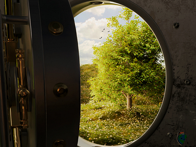 The Seed Vault architecture art concept art design environment environment art nature outdoor tree vault