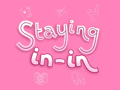 Staying In-In 💅 applepencil ipadpro procreate procreateapp typography