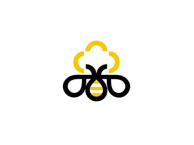 honey tree logo bee branding branding agency brands honey honeybee logo logotype minimalism tree