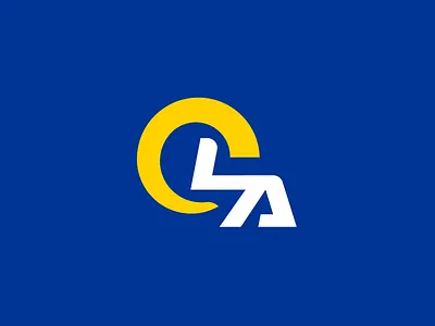 LA Rams brand concept football helmet la rams logo los angeles nfl rams