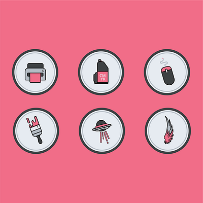 Instagram Highlight Icons illustration vector