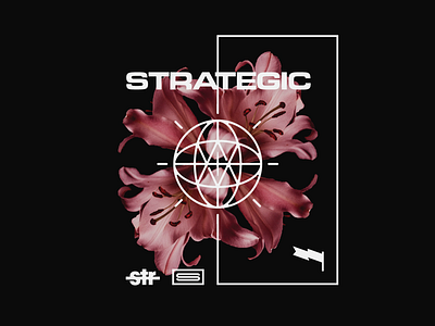 Strategic - Floral 1 apparel appareldesign floral floraldesign flower globe graphicdesign lily merch merchdesign rose shirt shirtdesign strategic vanguarddesignco