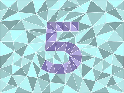 5 36daysoftype 36daysoftype07 adobe illustrator aqua illustration purple type typography vector vector art