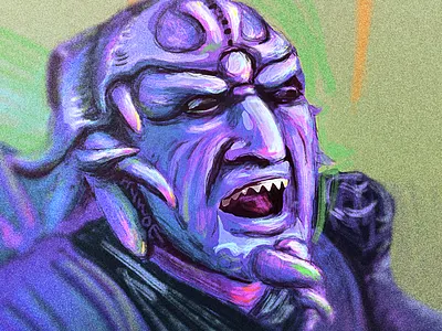 Ivan Ooze digital painting illustration mighty morphin power rangers paul freeman portrait power rangers