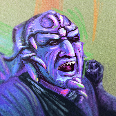 Ivan Ooze digital painting illustration mighty morphin power rangers paul freeman portrait power rangers