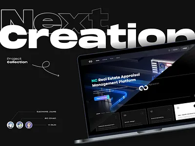 NC Real Estate Appraisal Management Platform 3d animation c4d design icon ui ux web website