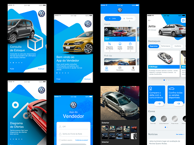 Volks - Seller app app car design design app mobile portfolio ui ux visual design volkswagen