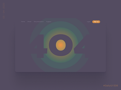 404 - DailyUI 008 404 404 error 404 error page 404 page daily ui dailyui dailyui 008 error error 404 error page not found page not found ui uichallenge uidesign
