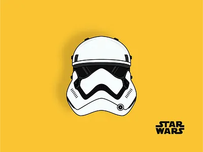 Star Wars - Stormtrooper cartoon character design digitalart fanart force graphicdesign helmet illustration illustrator star wars stormtrooper vector art