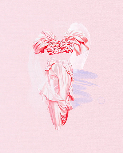 Fashion Illustration brush digitalart fashion fashion illustration illustrations photoshop pink procreate app