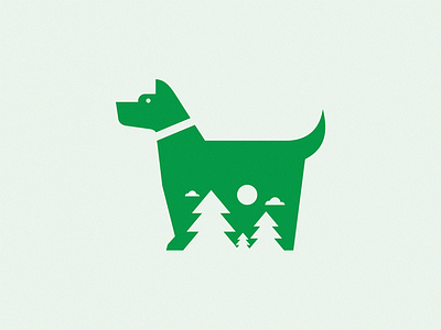 dog adventure adventure dog forest logo