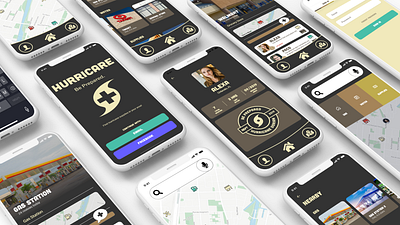 Hurricare, UI Design adobe adobe live adobe xd app brand branding branding design clites design hurricane hurricare mobile preparedness ui ux xd