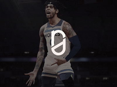 D'angelo Russell Logo Concept athlete basketball branding brandmark dloading ice cold logo minnesota nba nba player nike timeberwolves