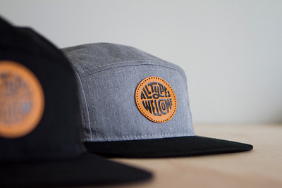 All Types Welcome 5-Panel - Grey 5panel all types welcome camper custom design goods hat lettering merch