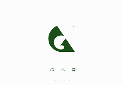 GORA outdoor brand clean forrest g golden golden ratio goldenratio green lettermark logo logotype minimal mountain nature outdoor wave