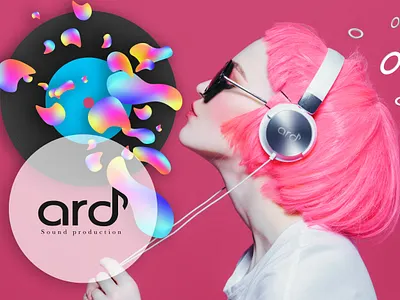 Ard production logo branding design icon logo typography