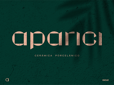 Aparici® bathroom brand brand design brand identity branding ceramics concept decor design flooring identity logo logo design logotype luxury logo stylish logo tiles typography wordmark wordmark logo