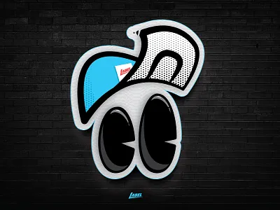 Wide Eyed adobe adventure branding design illustration label sticker vector