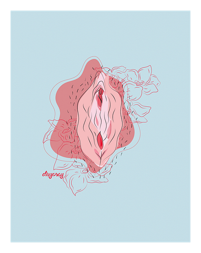 Nurture: The Vagina art create feminism illustration positivity trasform vagina women women empowerment