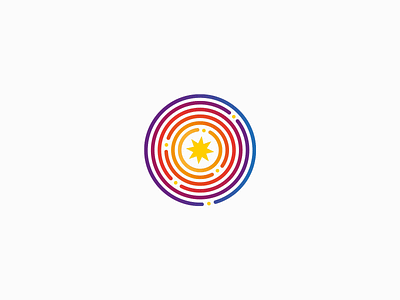 Another Solar System | Logo branding design dribbble graphic icon illustration logo rainbow solar solarsystem system vector