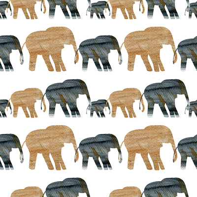 pattern template black design elephant elephants gold illustration pattern seamlesspattern tropics typography web web page background