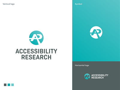 Accessibility Research unused logo accessibility ar logo branding lettermark letters logo logodesign logodesigner mark people platform research science simple clean modern logo symbol technology website