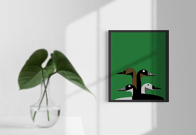 GEESE 2d 2d art 2d illustration birds cleveism contrast daily post daily posting design ducks flat geese graphic graphicdesign illustraion illustration illustration art illustration design illustrator simple