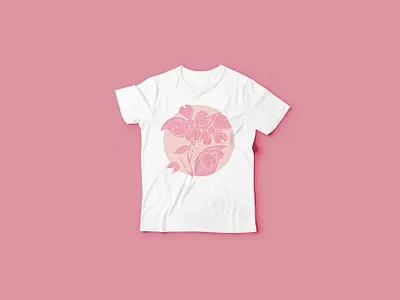 Dogwood Tshirt apparel illustration tshirt