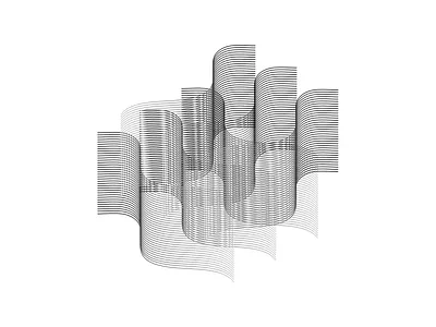 Wavy chaos black black and white chaos pattern waves wavy white