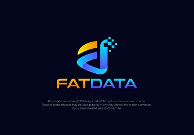 FatData design icon illustrator logo logo design logotype