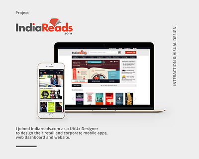 IndiaReads.com design reading ui ux web