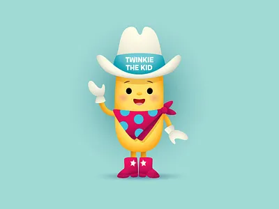 Twinkie The Kid character design cute illustration jerrod maruyama jmaruyama mascot