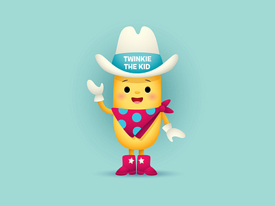 Twinkie The Kid character design cute illustration jerrod maruyama jmaruyama mascot