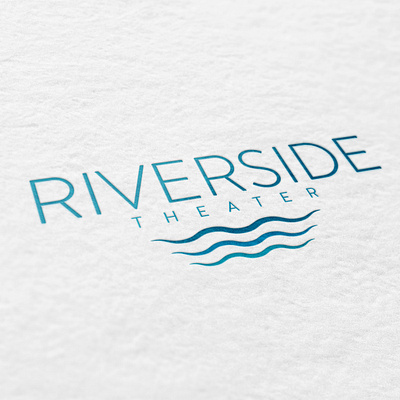 Riverside Theater logo concepts brand design graphic design logo logo design