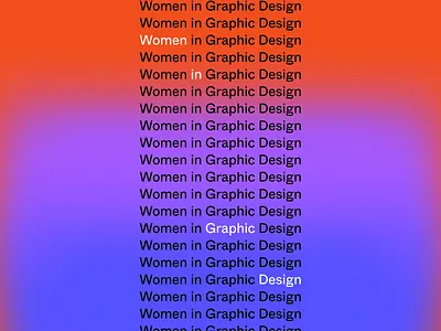 Women In Graphic Design Webinar Graphic (and sketches) branding design education figmadesign gradient graphic illustration typogaphy women