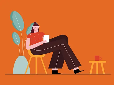 Home days design illustration 插图