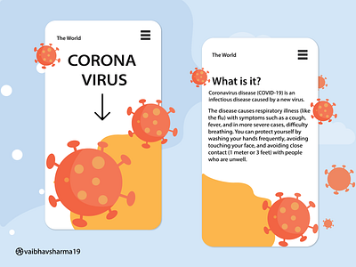 Covid 19 branding design identity illustration illustrator interface product design ui user experience ux