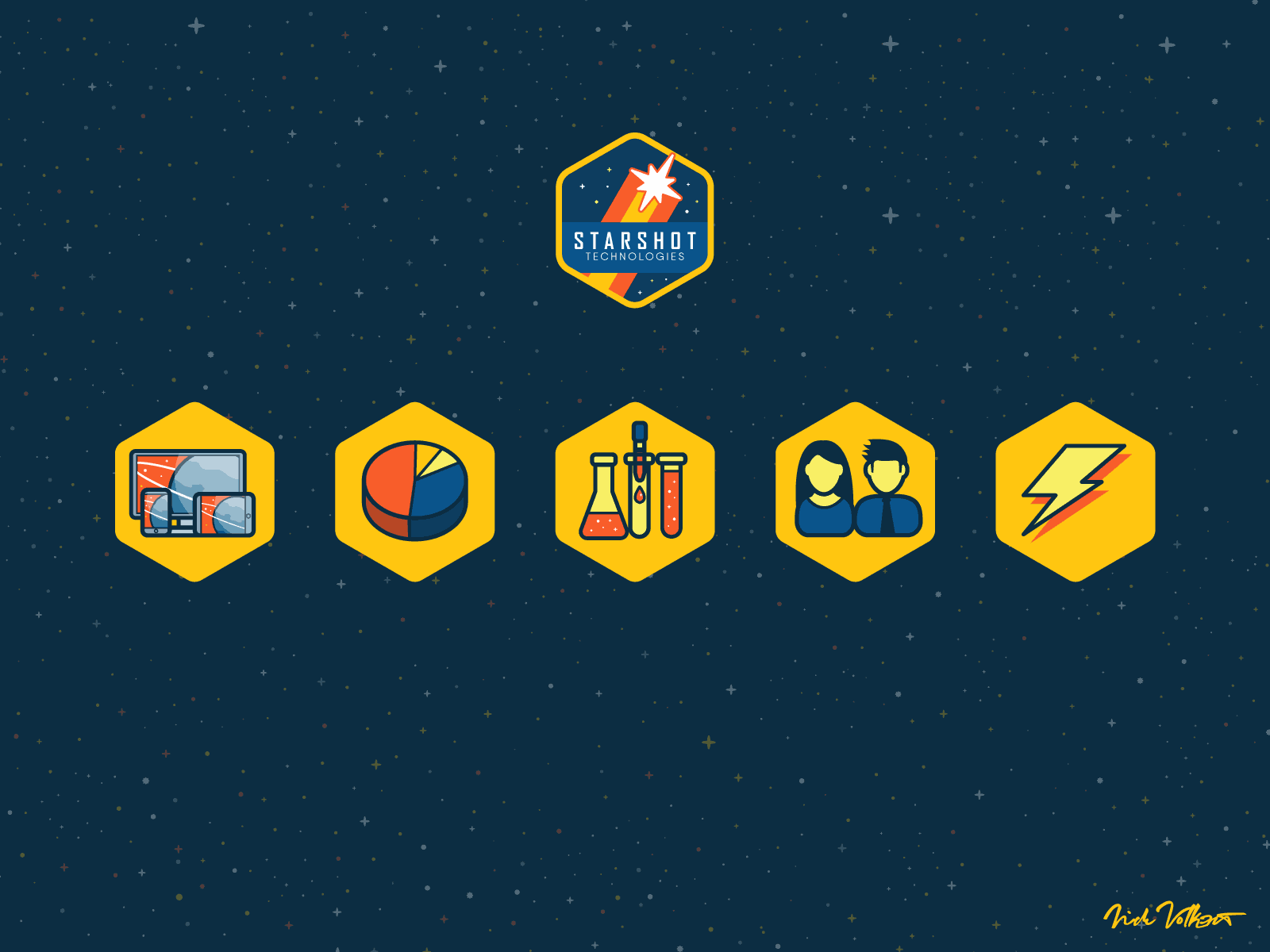 Starshot Industries Served Icons branding design iconography icons icons design iconset illustration illustrator outerspace space