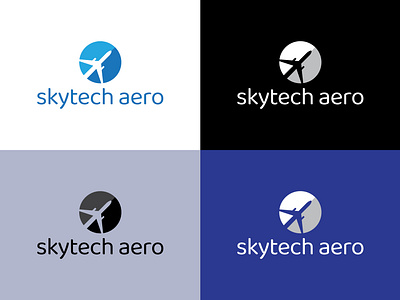 Skytech Aero branding company branding company logo design hand drawn illustrator logo sketch skytechaero vector