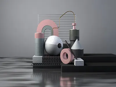 C4D practice 02 3d art c4d rendering