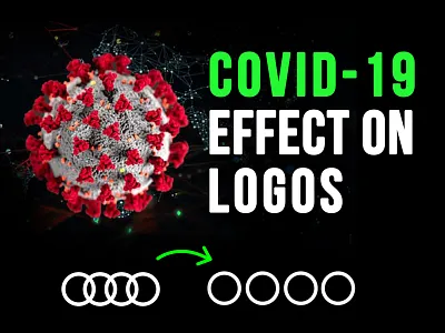 coronavirus effect on brand logos 2020 trend branding brandlogo creative designer effect graphicdesign logo logo design logomark logotype trending design ui uidesign uiux ux webdesign