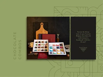 Royal Beans - Brand Refresh & Packaging bonbons brand agency brand design brand refresh branding chocolate packaging chocolate squares handmade chocolates packaging design premium rebranding royal beans