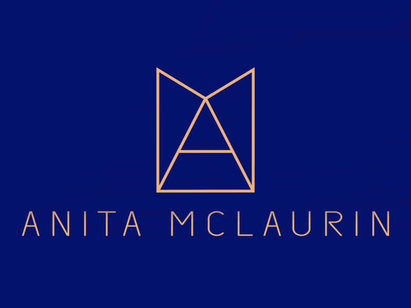 Anita Mclaurin Logo Animation 2d animation after effects animation aftereffects animation animation after effects animations branding elegant illustration logo minimal minimalist motion design motiongraphics