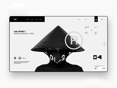 🌬Lab. Works - Crafted Creations ©2020 adobe contemporary design designer freelance graphic graphic design lab minimal modern streetwear tech wear ui ui design user interface website website design