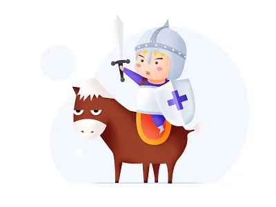 Mount&Blade2 fighting horse illustration rider soldier warrior