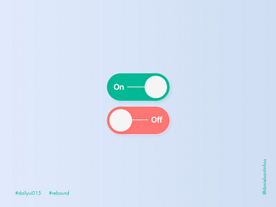 Daily UI #015 - On/Off Switch (Rebound) 015 aveiro dailyui dailyui 015 dailyuichallenge elvas freelancer minimalist on off on off switch rebound switch ui ui design ui designer ui ux uiux ux ux ui ux design