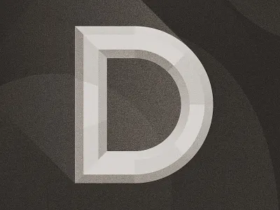 36 Days of Type - D 36 days of type 36daysoftype 36daysoftype07 3d alphabet distressed embossed illustration lettering type typography vintage