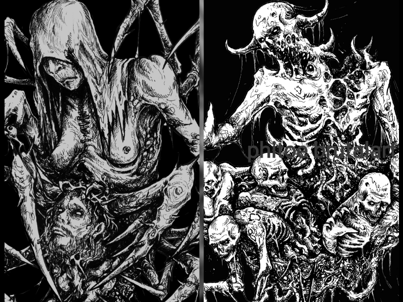 Example of Brutal Skull & Demon Artwork